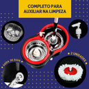 Mop Giratório Completo C/2 Refil e Dispense Para Sabão