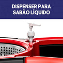 Mop Giratório Completo C/2 Refil e Dispense Para Sabão