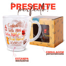Caneca Café Da Manha De Vidro 360ml