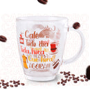 Caneca Café Da Manha De Vidro 360ml