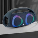 Caixa De Som à prova d'água com luzes coloridas RGB